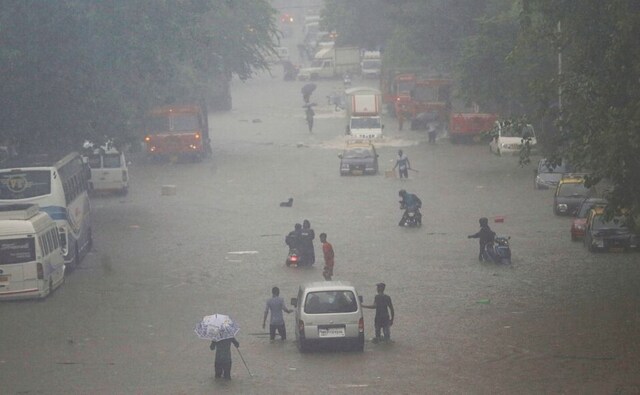 The weather department also issued a 'red alert' for the city, its suburbs, Thane and Palghar till Thursday, and asked the authorities to be prepared to handle any situation. Reuters The weather department also issued a 'red alert' for the city, its suburbs, Thane and Palghar till Thursday, and asked the authorities to be prepared to handle any situation. Reuters