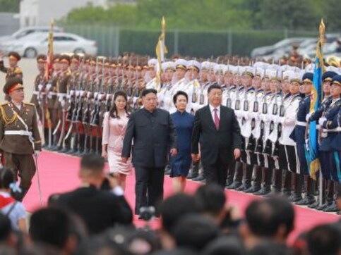 China-North Korea mark 70 years of 'diplomatic relations'; Xi Jinping and Kim Jong-un hail 'immortal' ties China-North Korea mark 70 years of 'diplomatic relations'; Xi Jinping and Kim Jong-un hail 'immortal' ties