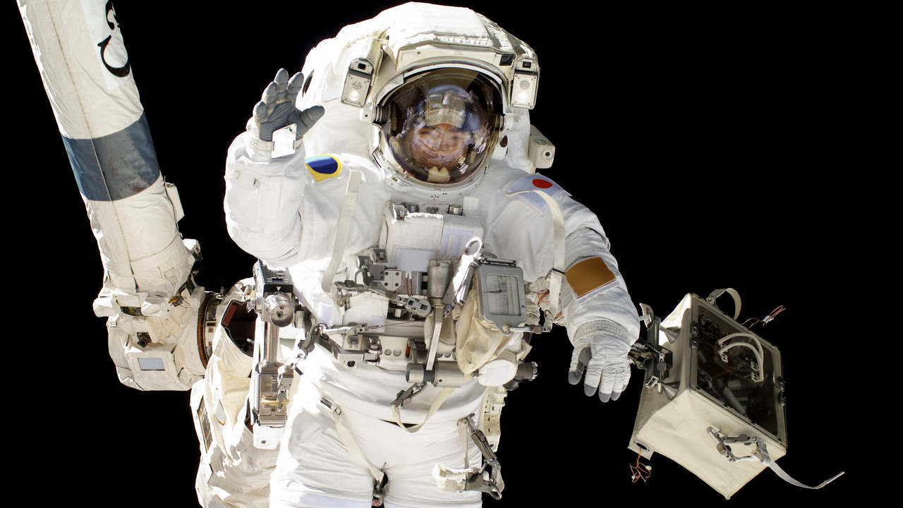 NASA astronauts in space - Original from NASA. image credit: Rawpixel.