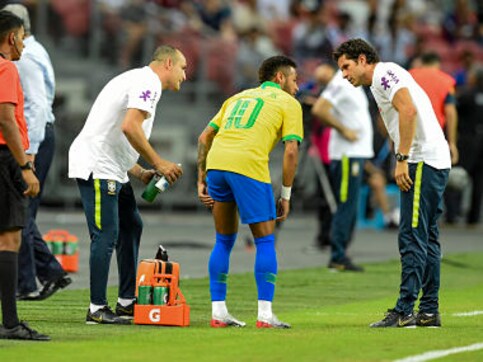 Neymar's Champions League return in doubt after Brazil forward injures hamstring during international friendly against Nigeria Neymar's Champions League return in doubt after Brazil forward injures hamstring during international friendly against Nigeria