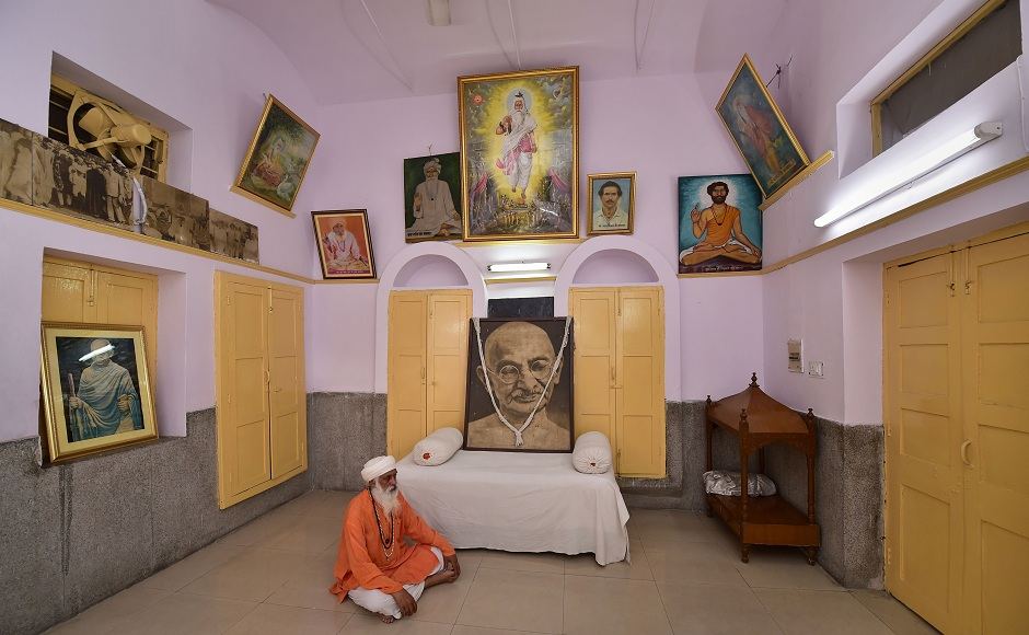 Portraits of Mahatma Gandhi seen inside a Valmiki Temple on Mandir Marg in New Delhi. President Ram Nath Kovind said Mahatma Gandhi is a global icon revered across continents and he showed everyone the path to communal unity, removal of untouchability and upliftment of women. He said it is a special occasion for everyone to ascribe to the values of truth, non-violence, harmony, morality and simplicity. PTI Portraits of Mahatma Gandhi seen inside a Valmiki Temple on Mandir Marg in New Delhi. President Ram Nath Kovind said Mahatma Gandhi is a global icon revered across continents and he showed everyone the path to communal unity, removal of untouchability and upliftment of women. He said it is a special occasion for everyone to ascribe to the values of truth, non-violence, harmony, morality and simplicity. PTI
