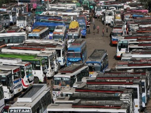 Private bus services on Jammu-Pathankot highway resume after transporters temporarily call off strike Private bus services on Jammu-Pathankot highway resume after transporters temporarily call off strike