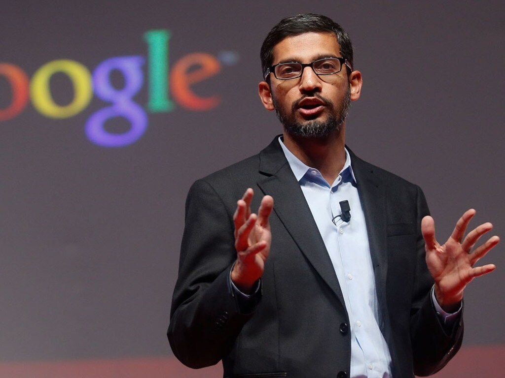 Googles administrerende direktør Sundar Pichai.  Bilde: Reuters.