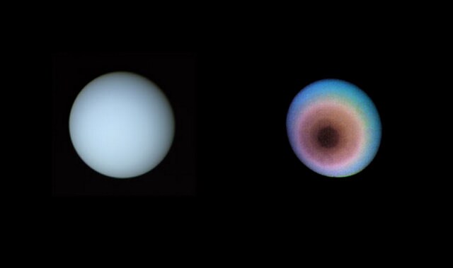 A crescent shot of Uranus, from 96,50,064 km away as Voyager moved on to Neptune. Image credit: NASA/JPL A crescent shot of Uranus, from 96,50,064 km away as Voyager moved on to Neptune. Image credit: NASA/JPL