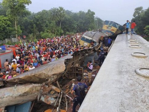 Bangladesh train mishap: Toll rises to 16, over 50 injured in Kasba train collusion; Sheikh Hasina stresses need for railway officials to stay alert Bangladesh train mishap: Toll rises to 16, over 50 injured in Kasba train collusion; Sheikh Hasina stresses need for railway officials to stay alert