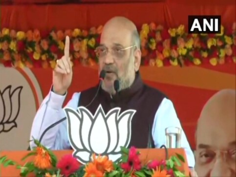 Amit Shah kicks off BJP's Jharkhand election campaign in Latehar district, lauds CM for 'freeing' state from Naxals Amit Shah kicks off BJP's Jharkhand election campaign in Latehar district, lauds CM for 'freeing' state from Naxals