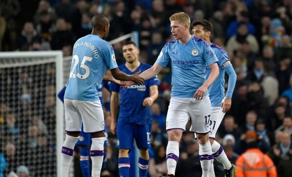 Premier League: Manchester City weathered Chelsea's early onslaught before gradually working up field in 2-1 win Premier League: Manchester City weathered Chelsea's early onslaught before gradually working up field in 2-1 win