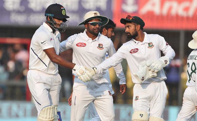 Agarwal and Ravindra Jadeja added 123 runs for the fifth wicket, after which Bangladesh finally got rid of the double-centurion, caught off Mehidy Hasan on 243. India also lost Wriddhiman Saha (12) shortly after. AP Agarwal and Ravindra Jadeja added 123 runs for the fifth wicket, after which Bangladesh finally got rid of the double-centurion, caught off Mehidy Hasan on 243. India also lost Wriddhiman Saha (12) shortly after. AP