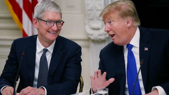 Trump, Tim Cook to visit Texas on 20 Nov where Apple assembles its high-end computers: Report Trump, Tim Cook to visit Texas on 20 Nov where Apple assembles its high-end computers: Report