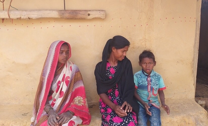 Budhni Soren's family, including her 7-year-old son, are barely getting by almost two years after she died due to starvation. Firstpost/Natasha Trivedi