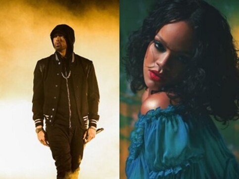 Eminem allegedly raps about siding with Chris Brown over Rihanna assault row in new leaked verse Eminem allegedly raps about siding with Chris Brown over Rihanna assault row in new leaked verse