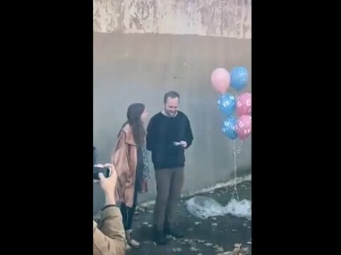 Watch: Video of Toronto couple's satirical take on 'gender reveals' goes viral; ends with a social message Watch: Video of Toronto couple's satirical take on 'gender reveals' goes viral; ends with a social message