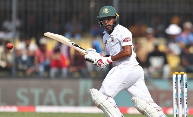 Bangladesh's Mehidy Hasan bats during Day 3 of the first Test against India. Hassan scored 38 off 55 deliveries in the second innings. AP Bangladesh's Mehidy Hasan bats during Day 3 of the first Test against India. Hassan scored 38 off 55 deliveries in the second innings. AP