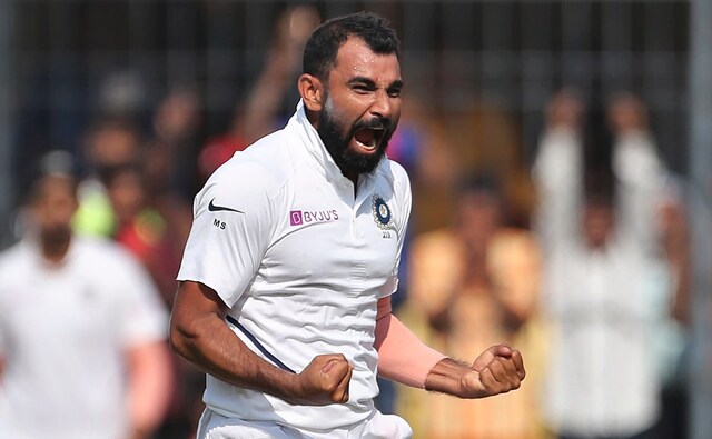 Mohammed Shami, who returned with figures of 3/27, anchored the Indian bowling effort which dismissed Bangladesh for 150 on Day 1. AP Mohammed Shami, who returned with figures of 3/27, anchored the Indian bowling effort which dismissed Bangladesh for 150 on Day 1. AP