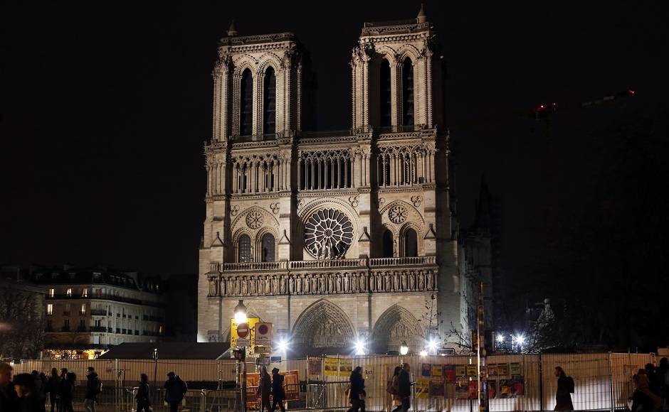 The last event to interrupt Christmas Mass at Notre Dame was the French Revolution, according to Karine Dalle, a spokeswoman for the Diocese of Paris. Records show that priests have celebrated the birth of Jesus at the cathedral every year since 1803, when they got the building back, she said. Services continued even through the Nazi occupation, from 1940 through 1944. AP The last event to interrupt Christmas Mass at Notre Dame was the French Revolution, according to Karine Dalle, a spokeswoman for the Diocese of Paris. Records show that priests have celebrated the birth of Jesus at the cathedral every year since 1803, when they got the building back, she said. Services continued even through the Nazi occupation, from 1940 through 1944. AP