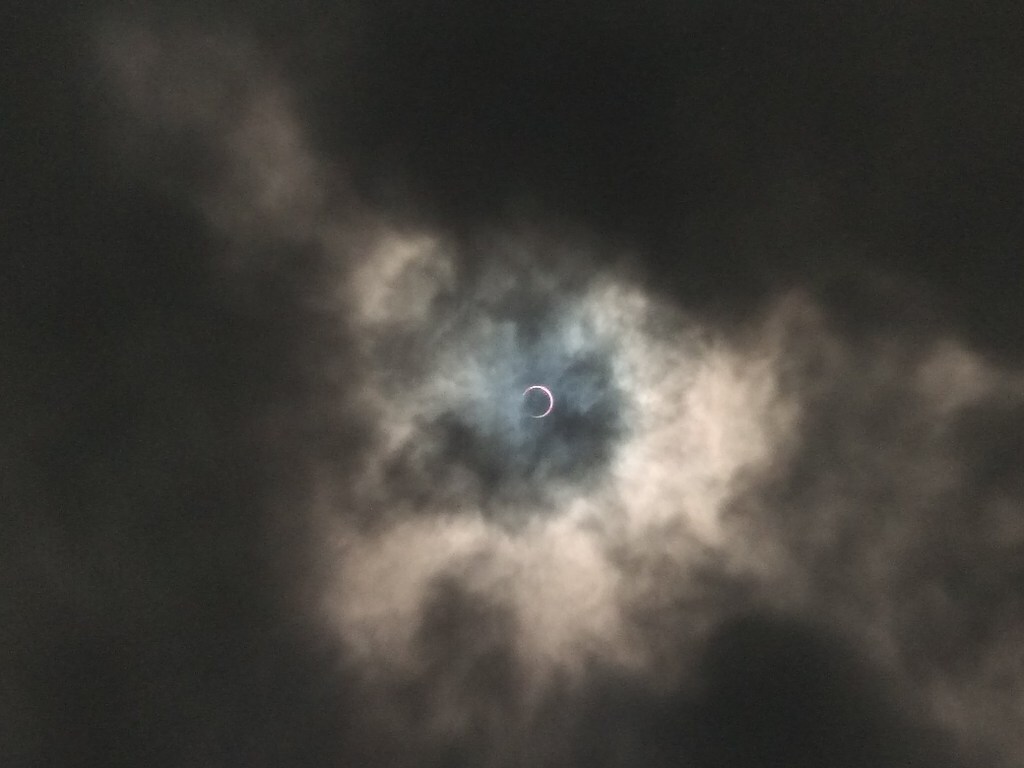The solar eclipse was also visible in Indonesia, where many amateurs took to their smartphones to capture the rare eclipse. Image:TypicallyMeh/Twitter The solar eclipse was also visible in Indonesia, where many amateurs took to their smartphones to capture the rare eclipse. Image:TypicallyMeh/Twitter