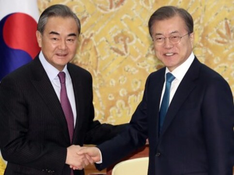 South Korea's Moon Jae-in calls for Chinese role in denuclearising Korean peninsula, ending stand-off with North South Korea's Moon Jae-in calls for Chinese role in denuclearising Korean peninsula, ending stand-off with North