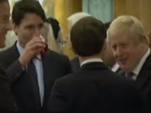 Justin Trudeau, Boris Johnson, Emmanuel Macron caught 'gossiping' about Donald Trump in unguarded moment at NATO summit Justin Trudeau, Boris Johnson, Emmanuel Macron caught 'gossiping' about Donald Trump in unguarded moment at NATO summit