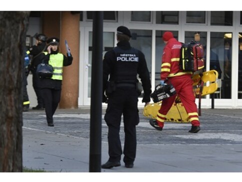 Six people dead in Czech Republic's Ostrava after man opens fire in hospital waiting room; suspect still at large