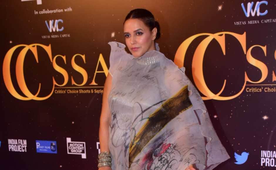 Neha Dhupia hosted the awards ceremony Neha Dhupia hosted the awards ceremony