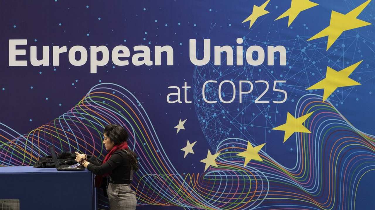 The European Union at the COP25. Image credit: AP