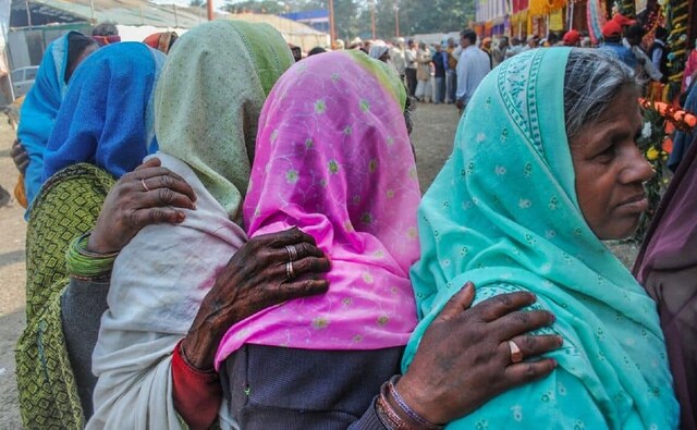 Every year, on the day of Makar Sankranti, when the sun makes a transition from Sagittarius to Capricorn, hundreds of thousands of Hindus make the pilgrimage to the Sagar Island to take a holy dip in the river Ganga and offer prayers at the Kapil Muni Temple. In this photo: The journey to Gangasagar begins at a temporary camp set up at Babughat, Kolkata for pilgrims and sadhus. Every year, on the day of Makar Sankranti, when the sun makes a transition from Sagittarius to Capricorn, hundreds of thousands of Hindus make the pilgrimage to the Sagar Island to take a holy dip in the river Ganga and offer prayers at the Kapil Muni Temple. In this photo: The journey to Gangasagar begins at a temporary camp set up at Babughat, Kolkata for pilgrims and sadhus.