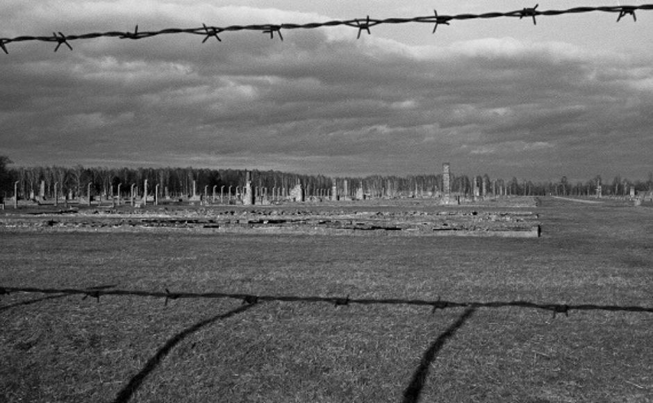While all that is visible of the prisoner barracks are the remains of the brick stone chimneys, what lie intact 75 years on are the rail tracks and watchtowers and some of the barracks where prisoners slept in cold, cramped conditions. The Associated Press/ Markus Schreiber While all that is visible of the prisoner barracks are the remains of the brick stone chimneys, what lie intact 75 years on are the rail tracks and watchtowers and some of the barracks where prisoners slept in cold, cramped conditions. The Associated Press/ Markus Schreiber