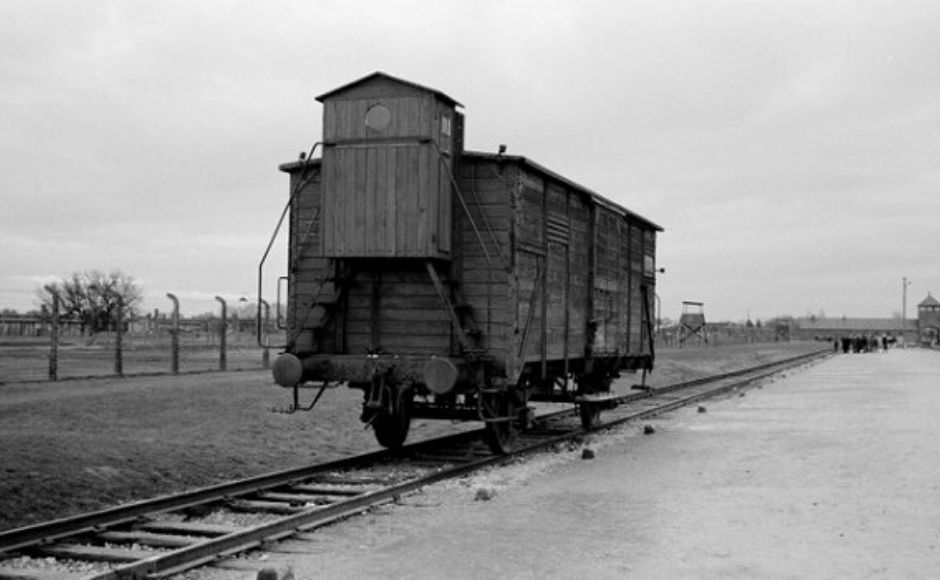 A wagon stands on the railway tracks from where hundred thousands of people were directed to the gas chambers to be murdered at the Auschwitz Birkenau or Auschwitz II concentration camp. The Associated Press/ Markus Schreiber A wagon stands on the railway tracks from where hundred thousands of people were directed to the gas chambers to be murdered at the Auschwitz Birkenau or Auschwitz II concentration camp. The Associated Press/ Markus Schreiber