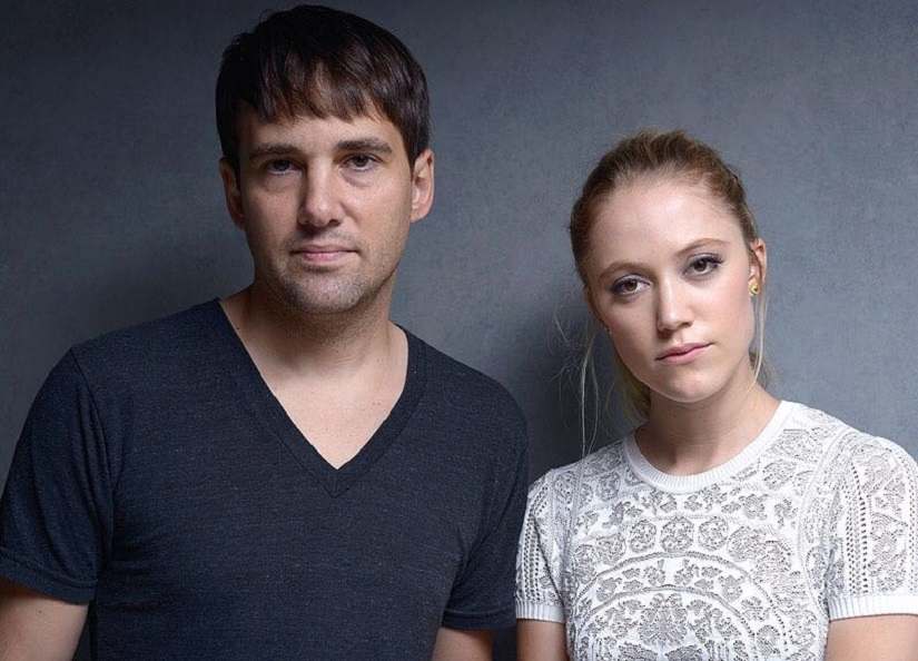 David Robert Mitchell and It Follow star Maika Monroe. Getty