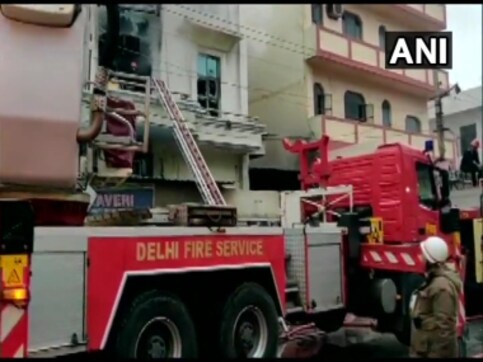 Delhi fire: Blaze breaks out at paper factory in Patparganj, one dead; rescue operations underway Delhi fire: Blaze breaks out at paper factory in Patparganj, one dead; rescue operations underway