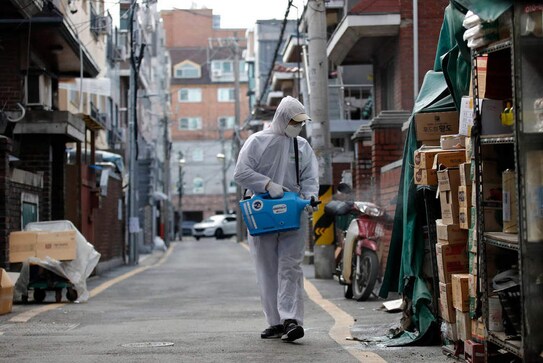 South Korea becomes second country after China with highest number of COVID-19 infected cases South Korea becomes second country after China with highest number of COVID-19 infected cases