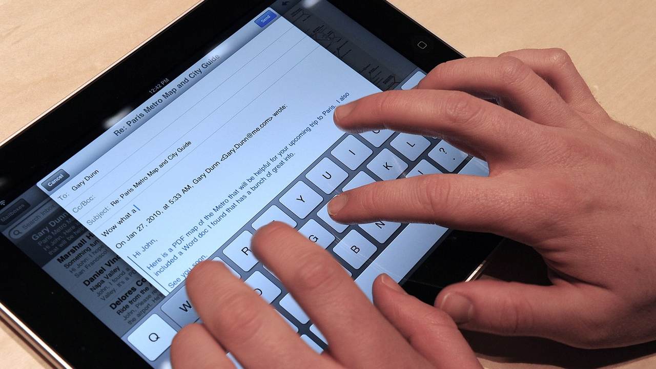 Virtual keyboards avoid the data being entered from being captured. Image credit: Flickr/Apple