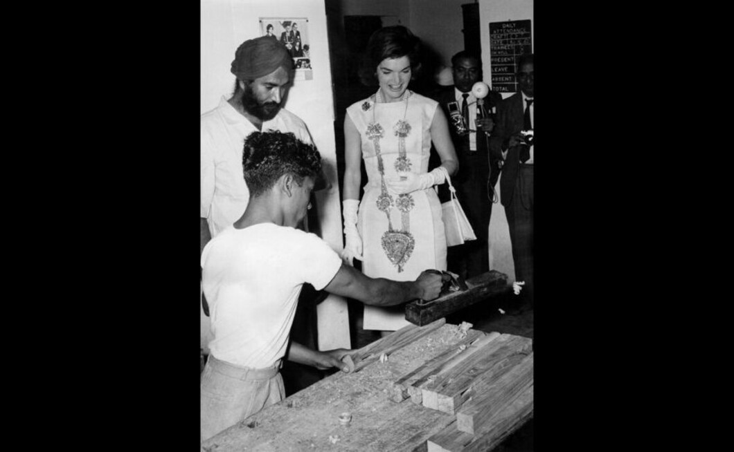 Former US First Lady Jacqueline Kennedy at the Bal Sahyog Center in New Delhi on 14 March, 1962. These photos are part of her two-week goodwill visit to India and Pakistan. “It’s been a dream,” she’s been recorded commenting about the trip. Photo via Agence France-Presse. Former US First Lady Jacqueline Kennedy at the Bal Sahyog Center in New Delhi on 14 March, 1962. These photos are part of her two-week goodwill visit to India and Pakistan. “It’s been a dream,” she’s been recorded commenting about the trip. Photo via Agence France-Presse.