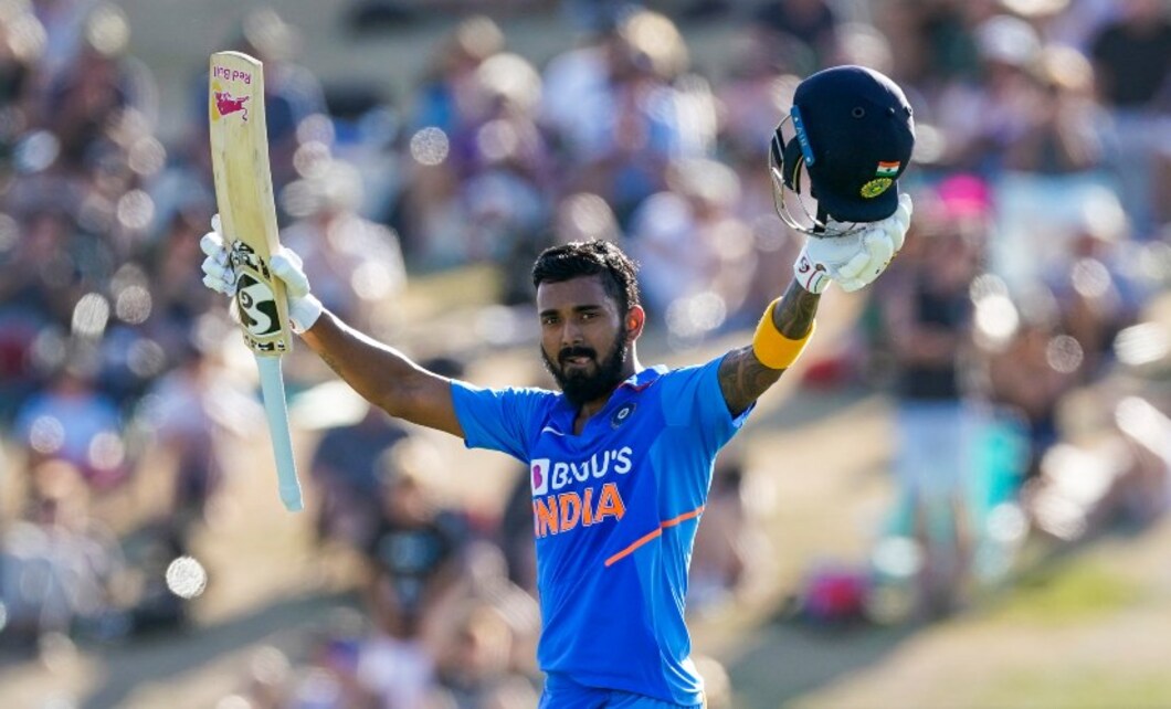 India’s KL Rahul scored his fourth ODI century, before being dismissed for 112 and helping India to a total of 297/6, in the third ODI between India and New Zealand. AP India’s KL Rahul scored his fourth ODI century, before being dismissed for 112 and helping India to a total of 297/6, in the third ODI between India and New Zealand. AP