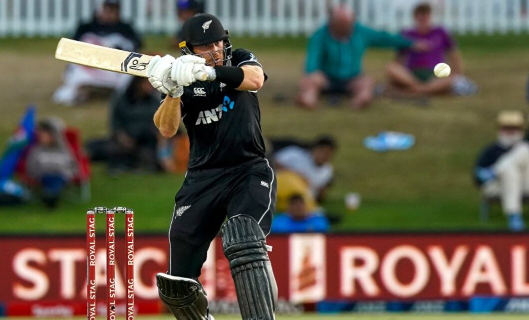 New Zealand's Martin Guptill bats during the third ODI between India and New Zealand. AP New Zealand's Martin Guptill bats during the third ODI between India and New Zealand. AP