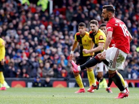 Premier League: New signing Bruno Fernandes bags first goal as Manchester United ease past Watford Premier League: New signing Bruno Fernandes bags first goal as Manchester United ease past Watford