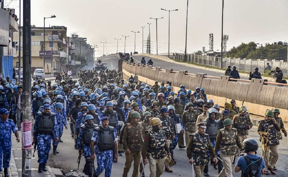 On Tuesday, a TV journalist sustained a bullet injury while few other journalist reported that they have been beaten up by mobs and asked to delete photographs and video footage. Many police personnel were also injured. Security forces conducted a flag march in affected areas in an attempt to establish law and order. PTI On Tuesday, a TV journalist sustained a bullet injury while few other journalist reported that they have been beaten up by mobs and asked to delete photographs and video footage. Many police personnel were also injured. Security forces conducted a flag march in affected areas in an attempt to establish law and order. PTI