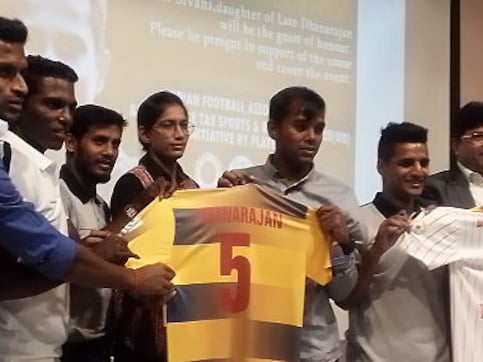 Former international players unite to play charity match to help late footballer Radhakrishnan Dhanarajan's family Former international players unite to play charity match to help late footballer Radhakrishnan Dhanarajan's family