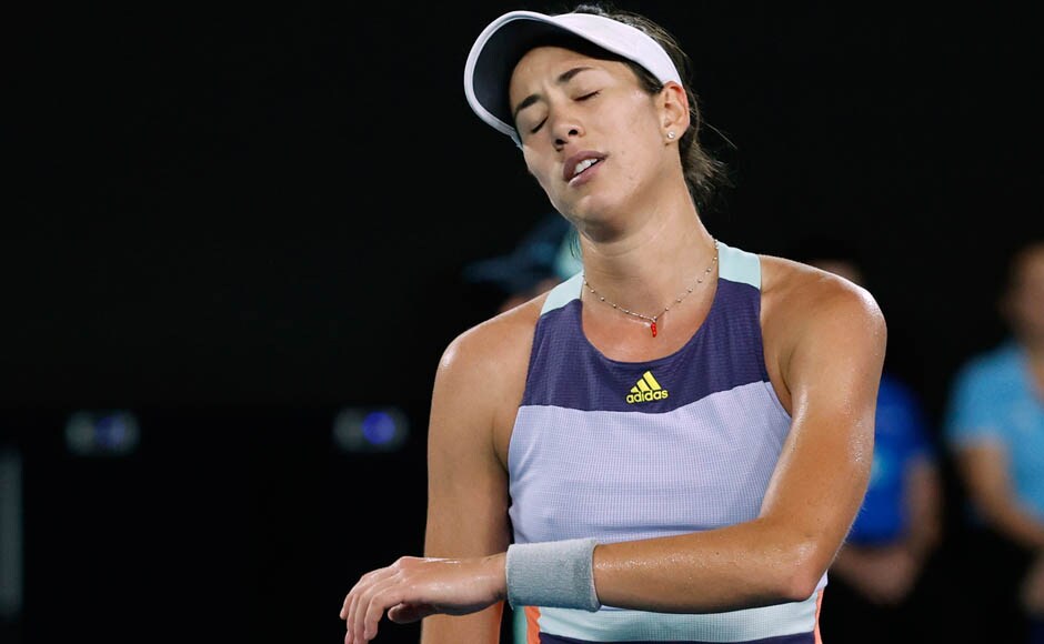 Sofia Kenin won the second set 6-2 to level the match after Garbiñe Muguruza took the first set 6-4. She followed that up by a dominant performance in the third set, which she also took 6-2, thanks to a string of errors from Muguruza. AP Sofia Kenin won the second set 6-2 to level the match after Garbiñe Muguruza took the first set 6-4. She followed that up by a dominant performance in the third set, which she also took 6-2, thanks to a string of errors from Muguruza. AP