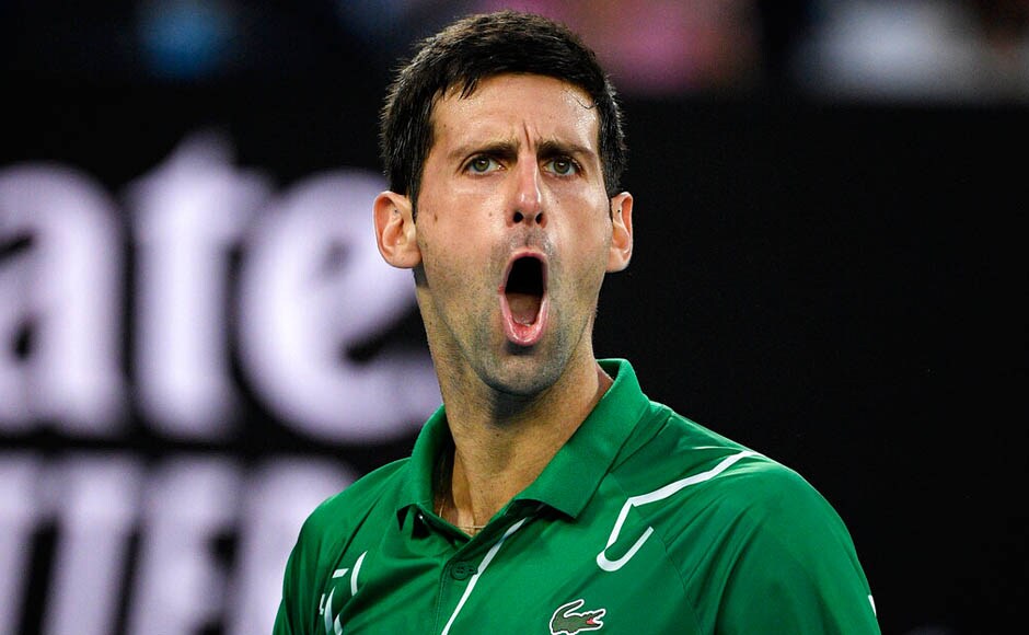 The Serbian ace then closed out the fifth and final set to win by a score of 6-4, 4-6, 2-6, 6-3, 6-4. AP The Serbian ace then closed out the fifth and final set to win by a score of 6-4, 4-6, 2-6, 6-3, 6-4. AP