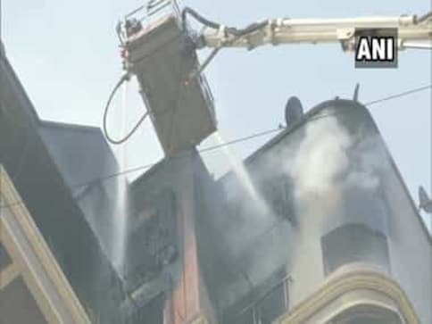Fire breaks out in 21-storey building in Navi Mumbai's Palm Beach Road; six fire engines at spot, no casualties reported