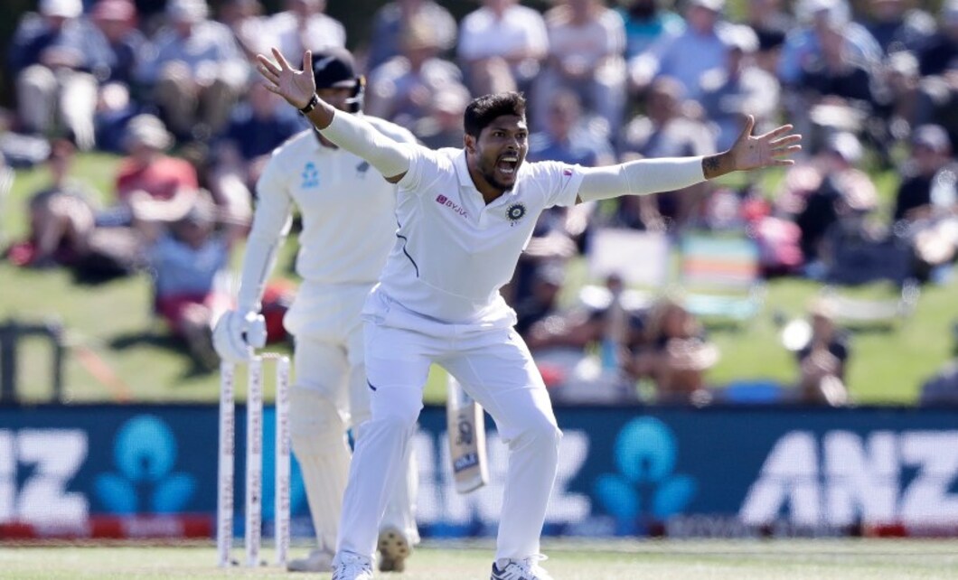 India's Umesh Yadav appeals successfully for an LBW dismissal of New Zealand's Tom Blundell during play on day two of the second Test between New Zealand and India. AP India's Umesh Yadav appeals successfully for an LBW dismissal of New Zealand's Tom Blundell during play on day two of the second Test between New Zealand and India. AP