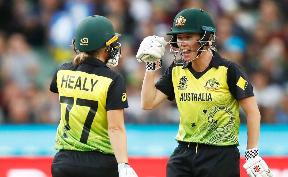 The hosts won the toss and opted to bat. Openers Alyssa Healy (75) and Beth Mooney (78) scripted a 115-run stand before the former departed. ICC Media The hosts won the toss and opted to bat. Openers Alyssa Healy (75) and Beth Mooney (78) scripted a 115-run stand before the former departed. ICC Media