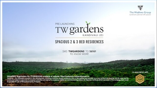 A home with 25,000 acres of forest reserve in the backyard – The Wadhwa Group brings to you TW Gardens, Kandivali A home with 25,000 acres of forest reserve in the backyard – The Wadhwa Group brings to you TW Gardens, Kandivali