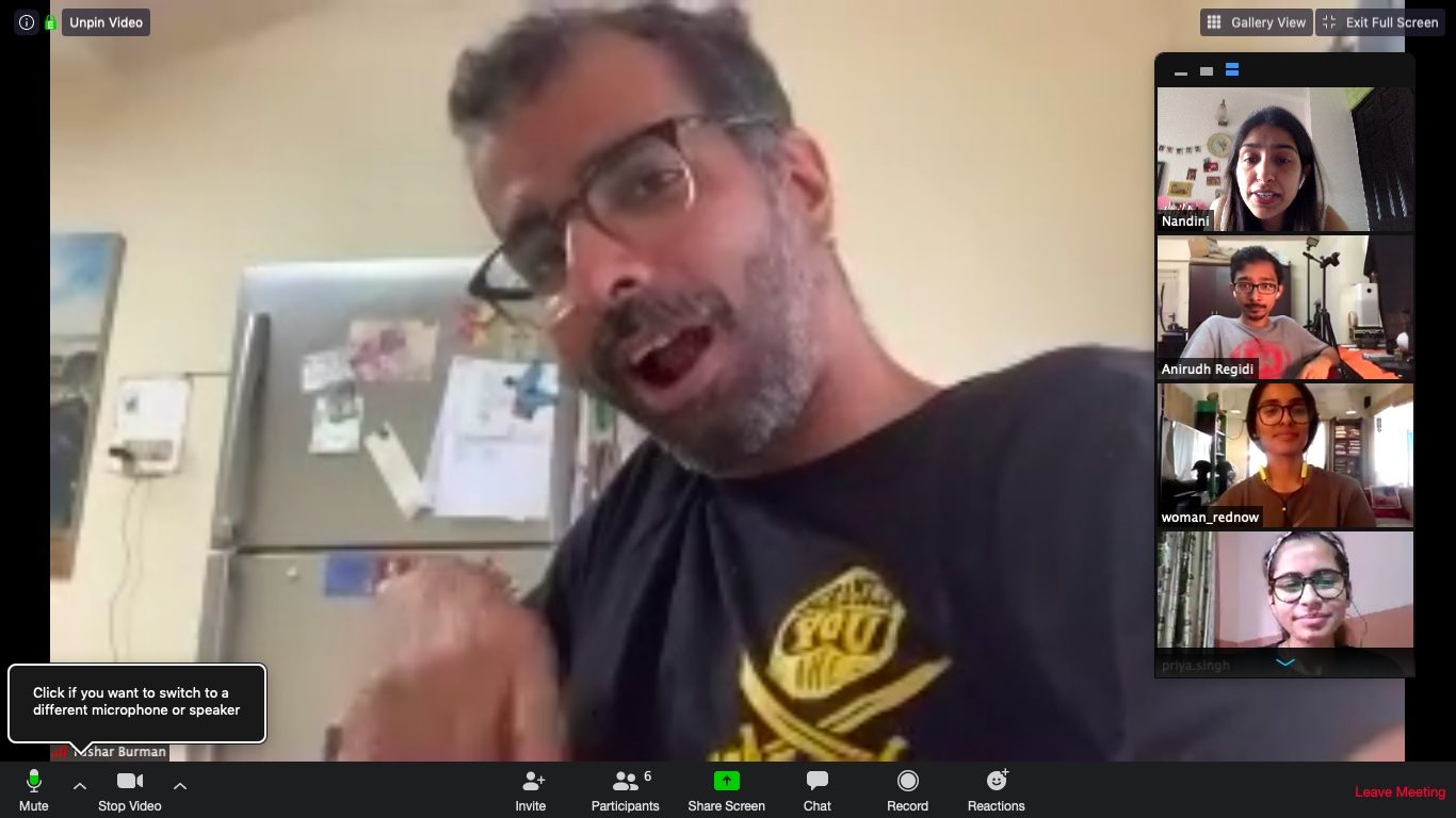 Zoom video call