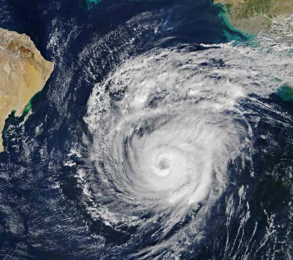 Tropical Cyclone Maha over the Arabian Sea in 2019. Image credit: NOAA