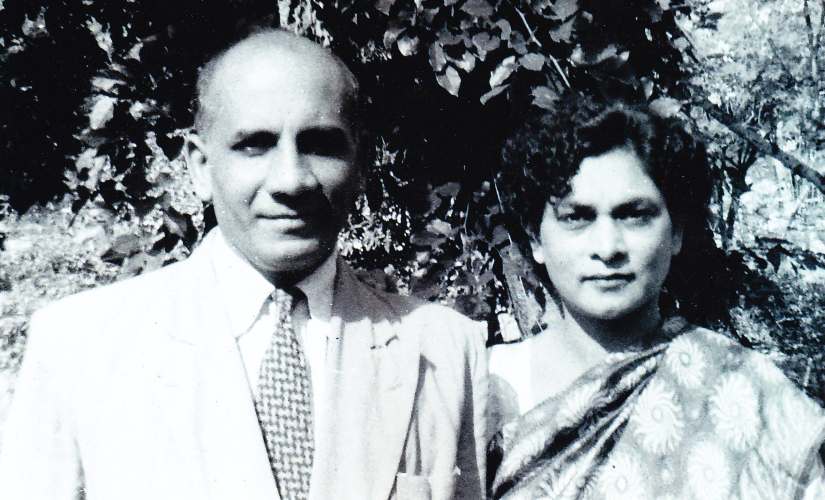 George and Nobina Lewis in the late-1960s, before they migrated to Canada