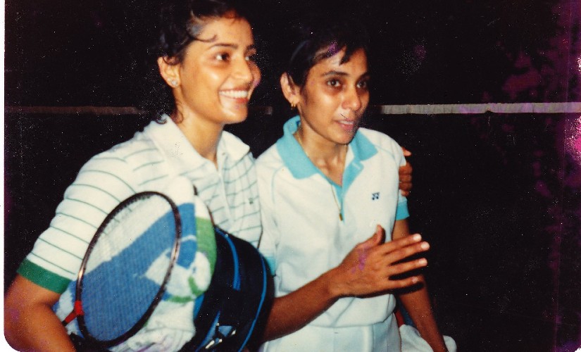 Ami Ghia with another past master, Madhumita Bisht. Image courtesy: Shirish Nadkarni