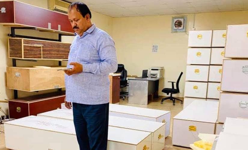 Ashraf Thamarassery is a registered volunteer who has helped repatriate bodies of thousands of Indian workers who died in the UAE. Image courtesy: Ronak Kotecha