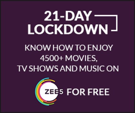 21-day lockdown: Know How to enjoy 4500+ movies, tv shows and music on ZEE5 for FREE 21-day lockdown: Know How to enjoy 4500+ movies, tv shows and music on ZEE5 for FREE